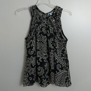 Anthropologie Leifnotes 100% silk blouse size 4